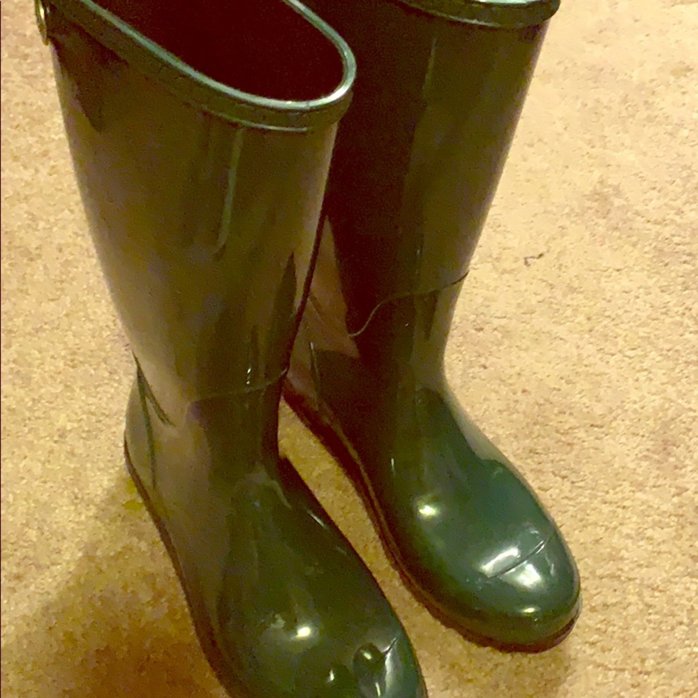 Hunter Green Rain UGG Boots